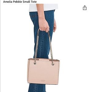 Kate Spade blush Amelia pebble tote